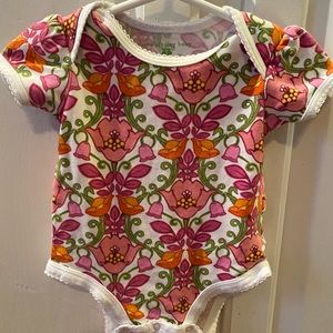 Vera Bradley floral onesie. Size 0-3m.